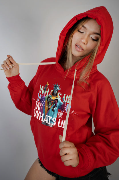 Hoddie Rojo Whatsapp