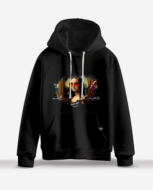 Hoddie Negro Monalisa