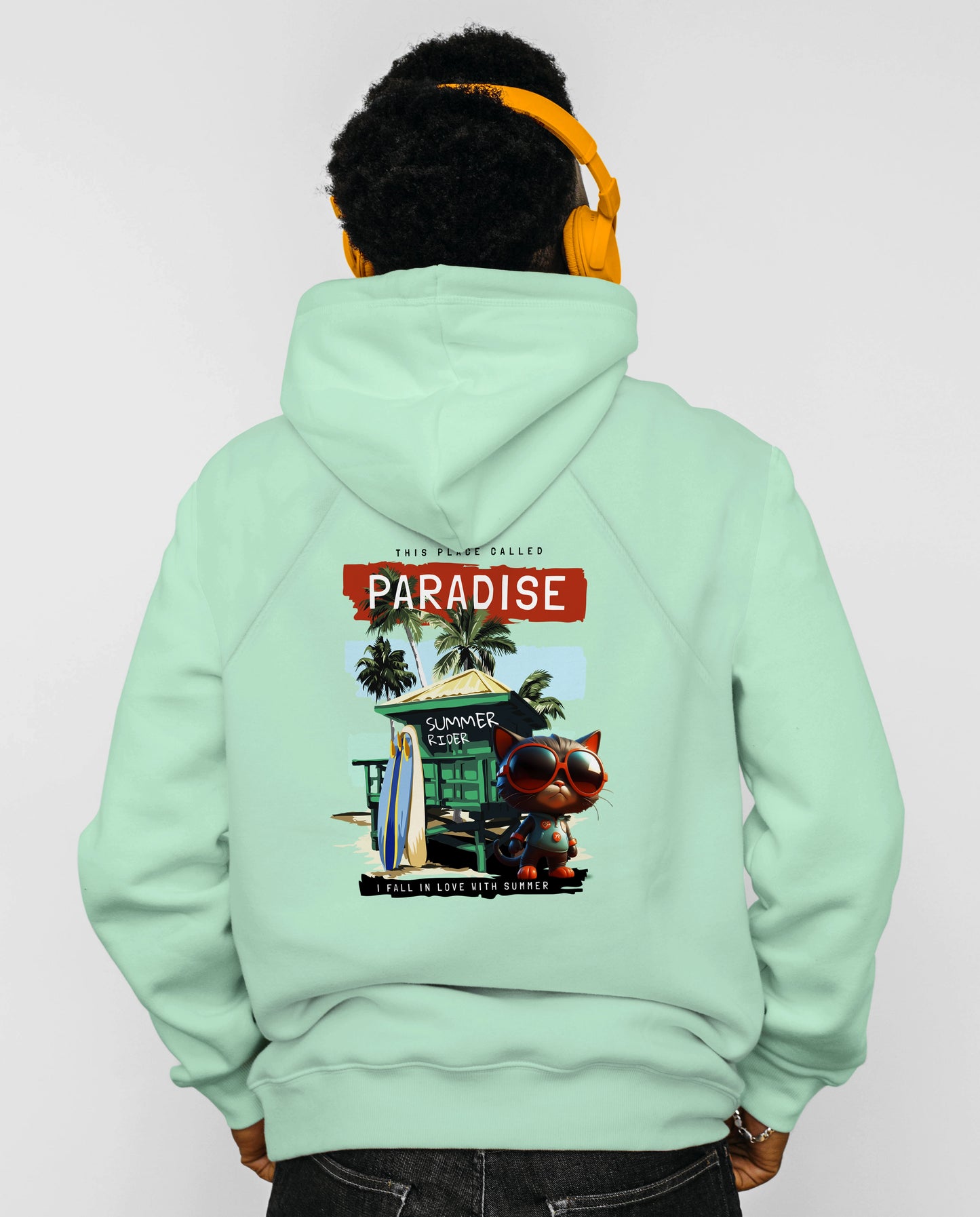 Hoddie Menta Paradise