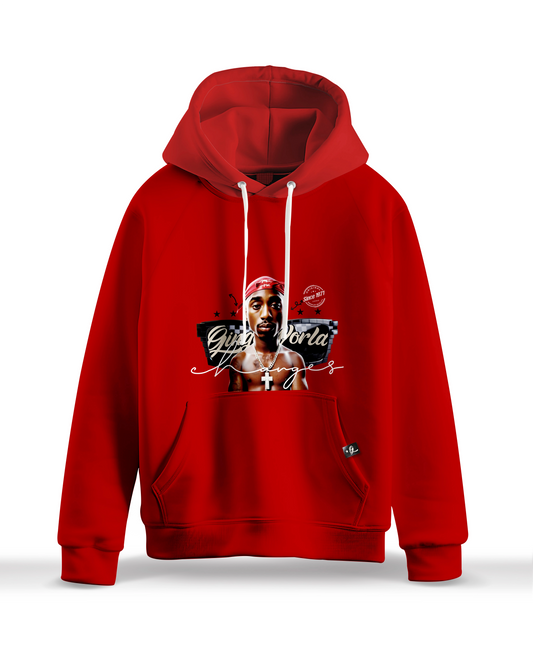 Hoddie Rojo 2pac